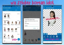 WAStickerApps KPOP Idol Korean - Sticker Maker screenshot 3