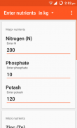 Fertilizer calculator n2f screenshot 0