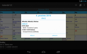 Kalendář CZ screenshot 13
