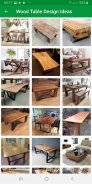 Wood Table Design Ideas screenshot 2