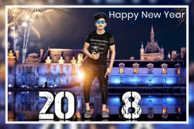 Happy New Year Photo Frame 2018 screenshot 0