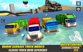 Dump Truck Water Surfing Game screenshot 4