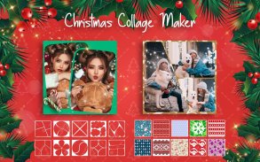 Christmas Collage Maker 🌟 New Year Photo Frame screenshot 0