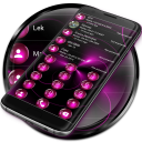 Dialer Spheres Pink Theme for Drupe or ExDialer