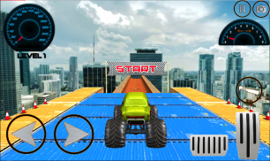Monster Mega Truck Jump 3D Rac screenshot 3