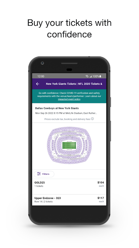 New York Giants Mobile Tickets