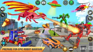 Dragon Robot Car Games 3d screenshot 2