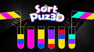 SortPuz 3D: Water Sort Puzzle screenshot 0