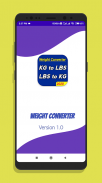 Weight Converter : KG to LBS & LBS to KG Converter screenshot 1