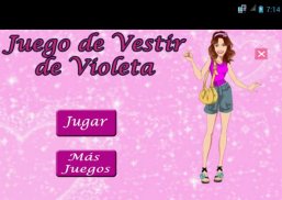Jogos de Vestir Violetta screenshot 0