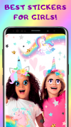 Unicorn fotoğraf çıkartmaları screenshot 3