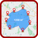 Field Area Measure - GPS Icon