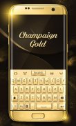 Champaign Gold Go Keyboard Theme screenshot 4