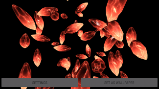 3D Crystals Particles Live Wallpaper screenshot 8