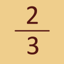 Fraction Fraction Icon