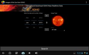 Images of the Sun from SOHO screenshot 0