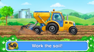 Tractor, car: kids farm games screenshot 4