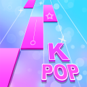 Kpop เกมเปียโน: กระเบื้องสีเพลง Icon