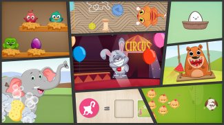 Puzzle di animali per bambini 🦁🐰🐬🐮🐶🐵 screenshot 7