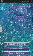 แป้นพิมพ์สี Glitter ธีม screenshot 4