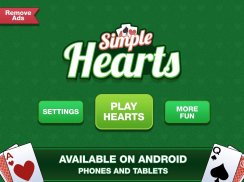 Simply Hearts - Classic Card Game screenshot 4