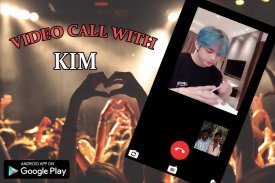 Video Call with Kim - Fake video call screenshot 2