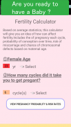 Fertility Calculator screenshot 0