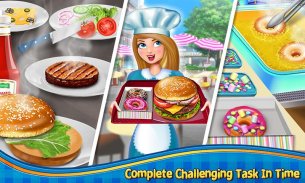 Crazy Burger Recipe Cooking Game: Chef Stories screenshot 1