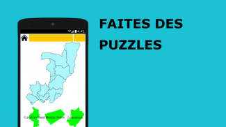 Carte Quiz - République du Congo - départements screenshot 1