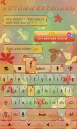 Autumn GO Keyboard Theme screenshot 5