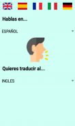Voice Translator! use your VOICE to TRANSLATE to Spanish, French, Italian, German screenshot 3