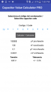 Capacitor Value Calculator PRO screenshot 1