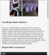 biogas from various wastes screenshot 0