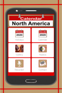 Calendar North America 2020 - Holidays screenshot 2