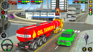 Oil Tanker Transporter Truck screenshot 4