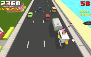 Blocky Road Racer screenshot 0