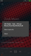 Zouk Radio with African kizomba and Zouk screenshot 1