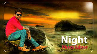 Night Photo Editor - Night Photo Frame screenshot 1