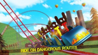 Stickman Roller Coaster Thrill Ride screenshot 0