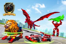 Flying Dragon - Car Robot Game screenshot 0