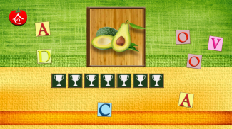 Spelling Game - Fruit Vegetable Spelling learning screenshot 0