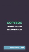 CopyBox - clipboard notes screenshot 1