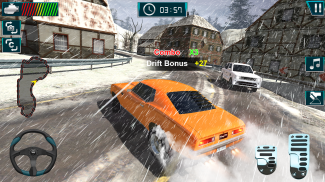 Snow Car Drift & Car Racing screenshot 0