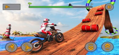 Bike stunt trial master: Moto racing games screenshot 1