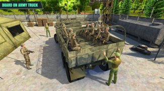 Armee-LKW-Fahrer: Offroad screenshot 3