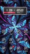 3D Ripple Neon Flower Launcher Wallpaper Theme screenshot 4