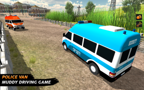 Car Police Van Chasing Gangster Game screenshot 0