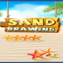 Sand drawing(रेत पर चित्रकारी)