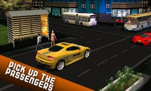 USA City Taxi Driver Mania Fun screenshot 0