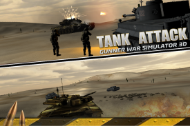Perang Tank Attack Sim 3D screenshot 2